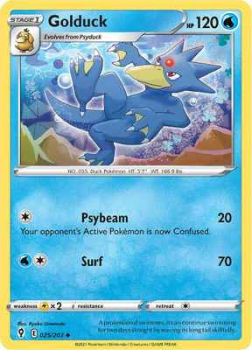 Golduck : SWORD AND SHIELD - EVOLVING SKIES - 25/203 - Pokemon Single Card