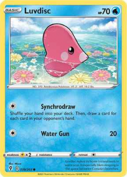Luvdisc : SWORD AND SHIELD - EVOLVING SKIES - 39/203 - Pokemon Single Card
