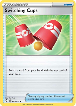 Switching Cups : SWORD AND SHIELD - EVOLVING SKIES - 162/203 - Pokemon Single Card