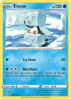Eiscue : SWORD AND SHIELD - EVOLVING SKIES - 47/203 - Pokemon Single Card
