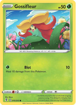 Gossifleur : SWORD AND SHIELD - EVOLVING SKIES - 15/203 - Pokemon Single Card