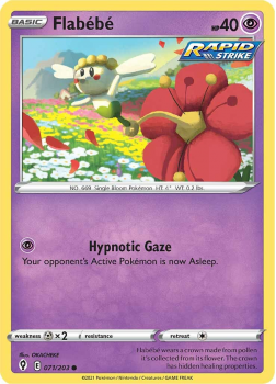 Flabebe : SWORD AND SHIELD - EVOLVING SKIES - 71/203 - Pokemon Single Card