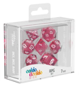 Oakie Doakie Dice Set RPG Speckled - Pink (7)