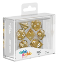 Oakie Doakie Dice Set RPG Speckled - Orange (7)