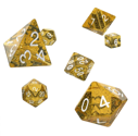Oakie Doakie Dice Set RPG Speckled - Orange (7) - Image 2