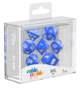 Oakie Doakie Dice Set RPG Solid - Blue (7)