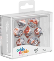Oakie Doakie Dice Set RPG Gemidice - Silver-Rust (7)