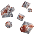 Oakie Doakie Dice Set RPG Gemidice - Silver-Rust (7) - Image 2