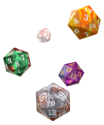 Oakie Doakie Dice D20 Spindown Dice Set - Gemidice (5) - Image 2