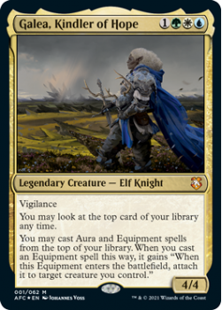 Galea, Kindler of Hope - ADVENTURES IN THE FORGOTTEN REALMS COMMANDER - 001/062 - Magic the Gathering Single Card