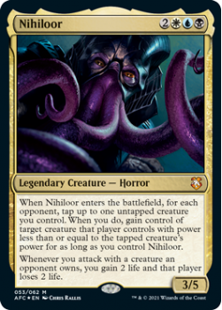 Nihiloor - ADVENTURES IN THE FORGOTTEN REALMS COMMANDER - 053/062 - Magic the Gathering Single Card