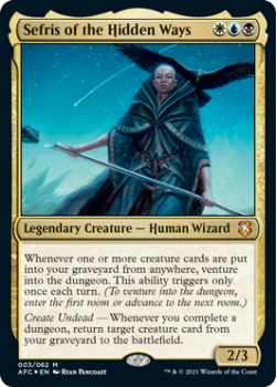 Sefris of the Hidden Ways - ADVENTURES IN THE FORGOTTEN REALMS COMMANDER - 003/062 - Magic the Gathering Single Card