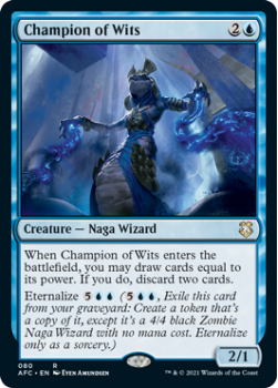 Champion of Wits - ADVENTURES IN THE FORGOTTEN REALMS COMMANDER - 080 - Magic the Gathering Single Card
