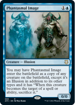 Phantasmal Image - ADVENTURES IN THE FORGOTTEN REALMS COMMANDER - 089 - Magic the Gathering Single Card