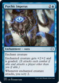 Psychic Impetus - ADVENTURES IN THE FORGOTTEN REALMS COMMANDER - 092 - Magic the Gathering Single Card