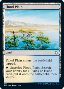 Flood Plain - ADVENTURES IN THE FORGOTTEN REALMS COMMANDER - 237 - Magic the Gathering Single Card