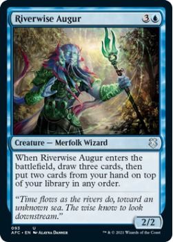 Riverwise Augur - ADVENTURES IN THE FORGOTTEN REALMS COMMANDER - 093 - Magic the Gathering Single Card
