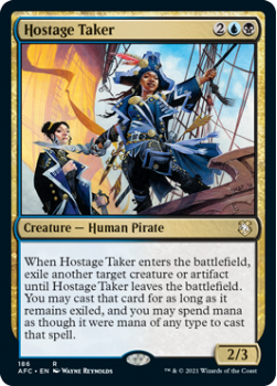 Hostage Taker - ADVENTURES IN THE FORGOTTEN REALMS COMMANDER - 186 - Magic the Gathering Single Card