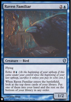 Raven Familiar : THE LIST - Magic the Gathering Single Card