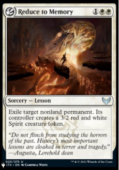 Reduce to Memory : THE LIST - Magic the Gathering Single Card