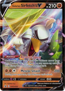 Galarian Sirfetch'd V SWSH043 (JUMBO) - Pokemon Single Promotional Card