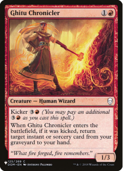 Ghitu Chronicler : THE LIST - Magic the Gathering Single Card