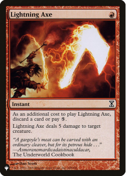 Lightning Axe : THE LIST - Magic the Gathering Single Card