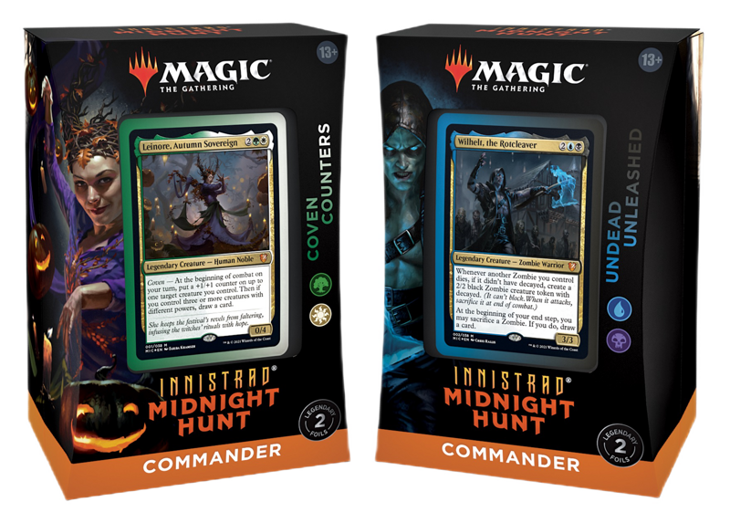 Magic the Gathering Innistrad Midnight Hunt Commander Deck Set of 2