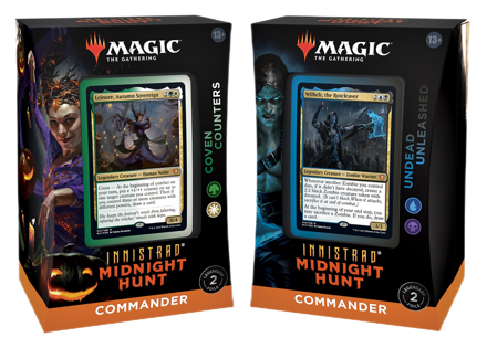 Magic the Gathering: Innistrad Midnight Hunt - Commander Deck Set of 2