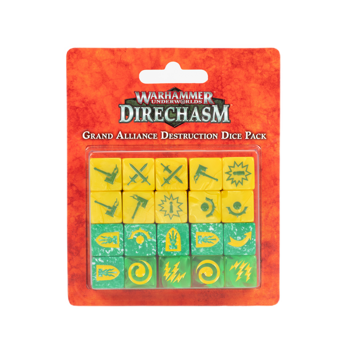 Warhammer Underworlds: Direchasm Grand Alliance Destruction Dice Pack