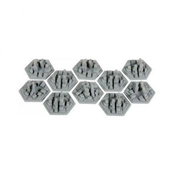 The Broken Token : Terraforming Mars 3D City Tiles (10 pcs)