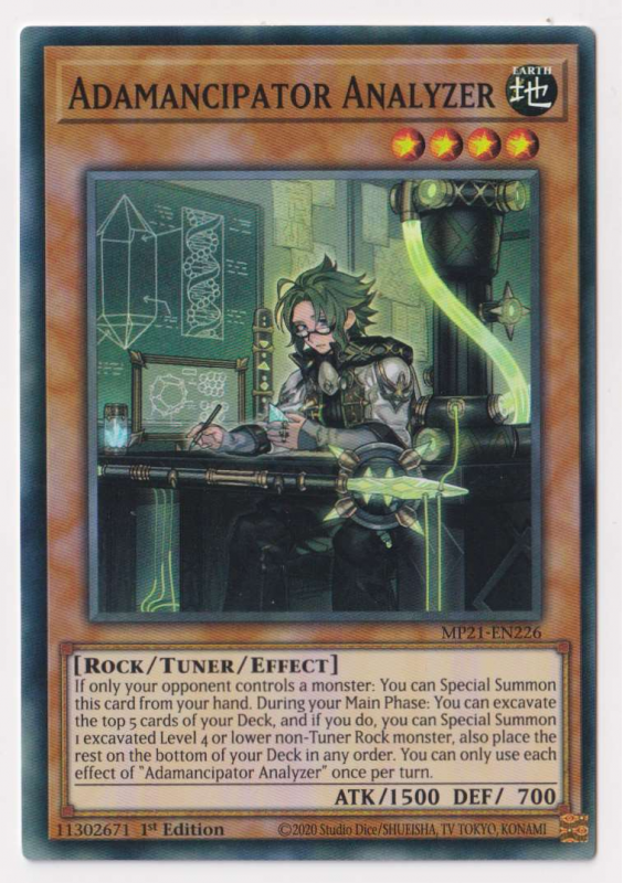 Adamancipator Analyzer (Super Rare) : MP21-EN226 - Yu-Gi-Oh! Single Card