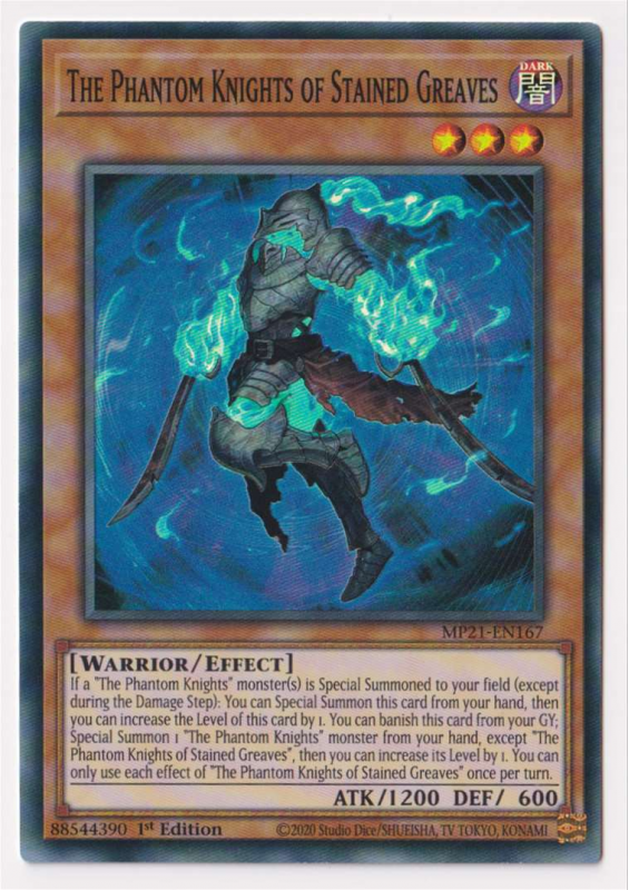 The Phantom Knights of Stained Greaves (Super Rare) : MP21-EN167 - Yu ...