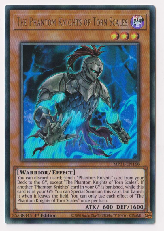 The Phantom Knights of Torn Scales (Ultra Rare) : MP21-EN168 - Yu-Gi-Oh ...