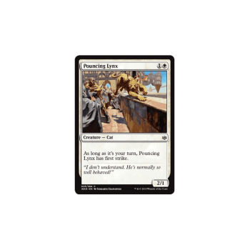 Pouncing Lynx : WAR OF THE SPARK 025/264 - Magic the Gathering Single Card