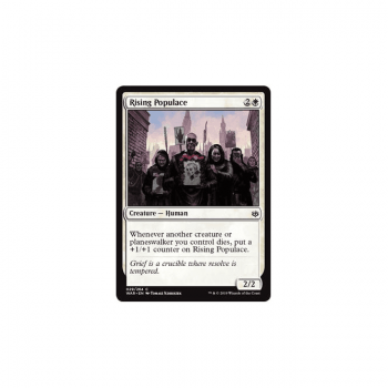 Rising Populace : WAR OF THE SPARK 029/264 - Magic the Gathering Single Card
