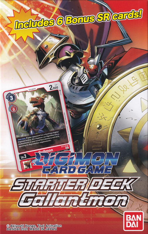 Digimon Card Game - Starter Deck Gallantmon ST-7 Digimon Card Game - Starter Deck Gallantmon ST-7