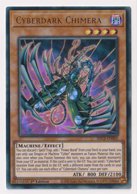Cyberdark Chimera (Ultra Rare) : SDCS-EN002 - Yu-Gi-Oh! Single Card Cyberdark Chimera (Ultra Rare) : SDCS-EN002 - Yu-Gi-Oh! Single Card