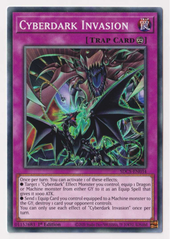 Cyberdark Invasion (Common) : SDCS-EN034 - Yu-Gi-Oh! Single Card