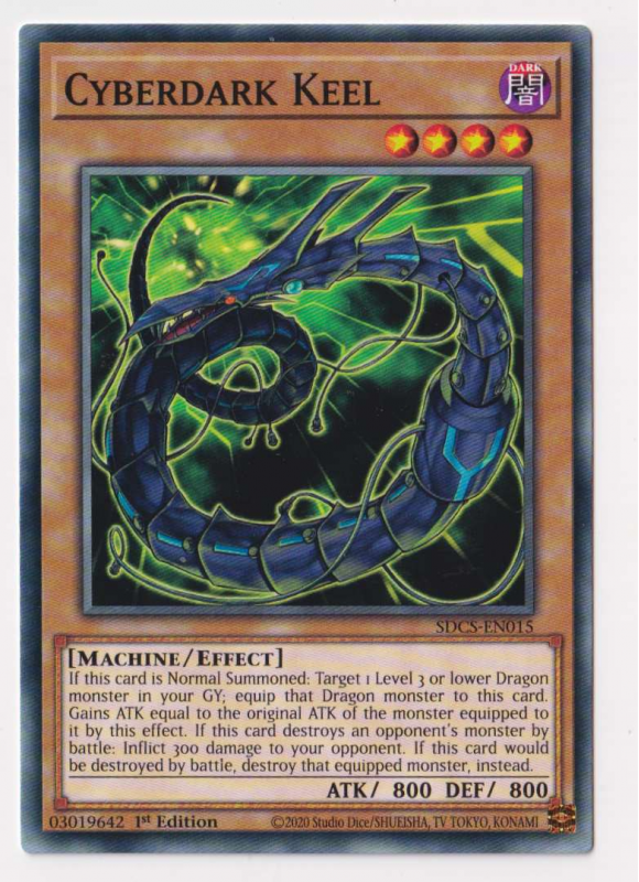 Cyberdark Keel (Common) : SDCS-EN015 - Yu-Gi-Oh! Single Card