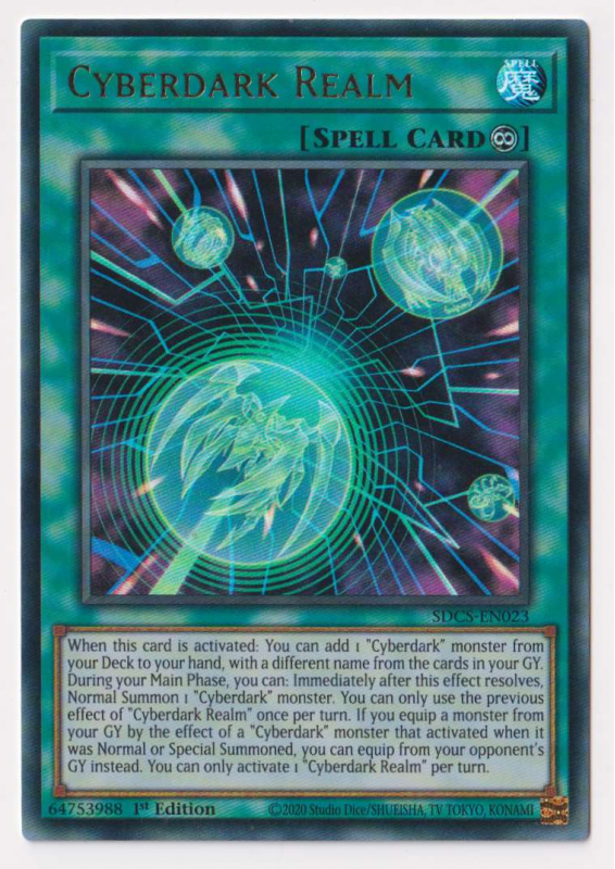 Cyberdark Realm (Ultra Rare) : SDCS-EN023 - Yu-Gi-Oh! Single Card