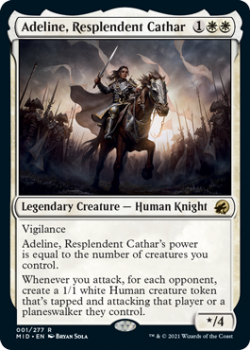 Adeline, Resplendent Cathar (FOIL) : INNISTRAD MIDNIGHT HUNT 001/277 - Magic the Gathering Single Card