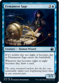 Firmament Sage (FOIL) : INNISTRAD MIDNIGHT HUNT 053/277 - Magic the Gathering Single Card