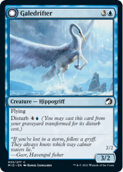 Galedrifter // Waildrifter (FOIL) : INNISTRAD MIDNIGHT HUNT 055/277 - Magic the Gathering Single Card