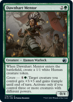 Dawnhart Mentor (FOIL) : INNISTRAD MIDNIGHT HUNT 179/277 - Magic the Gathering Single Card