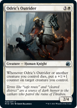 Odric's Outrider : INNISTRAD MIDNIGHT HUNT 029/277 - Magic the Gathering Single Card