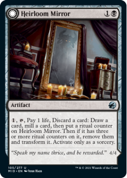 Heirloom Mirror // Inherited Fiend : INNISTRAD MIDNIGHT HUNT 105/277 - Magic the Gathering Single Card