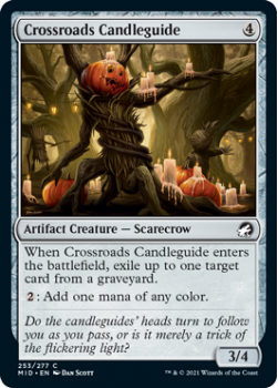 Crossroads Candleguide : INNISTRAD MIDNIGHT HUNT 253/277 - Magic the Gathering Single Card
