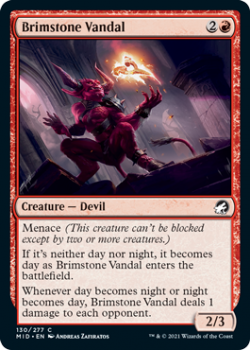 Brimstone Vandal (FOIL) : INNISTRAD MIDNIGHT HUNT 130/277 - Magic the Gathering Single Card