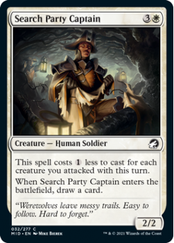 Search Party Captain : INNISTRAD MIDNIGHT HUNT 032/277 - Magic the Gathering Single Card